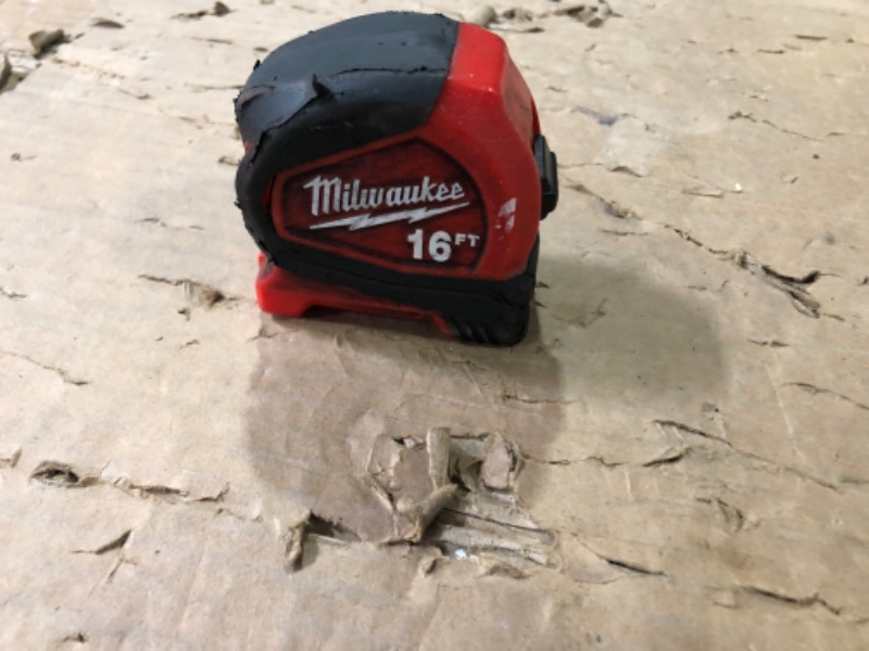 Photo 2 of Milwaukee
Compact 16 ft. SAE Tape Measure with Fractional Scale and 8 ft. Standout