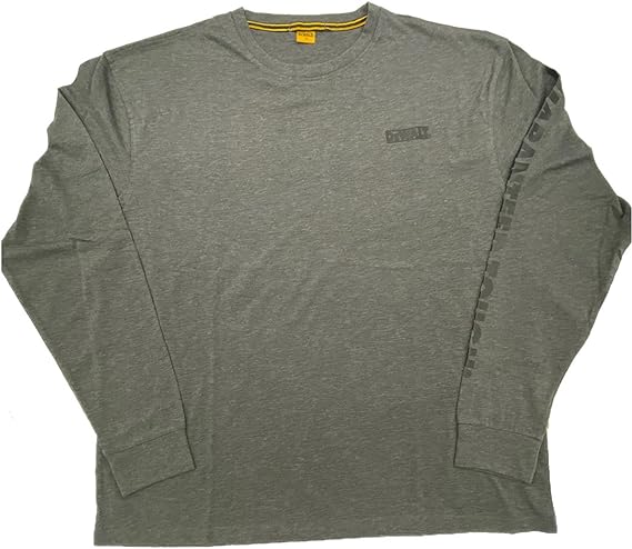 Photo 1 of **NON-REFUNDABLE** Bundle of DEWALT Men's Guaranteed Tough Long Sleeve T-Shirt- Grey **Pack 8** (4 XL, 4 XXL)