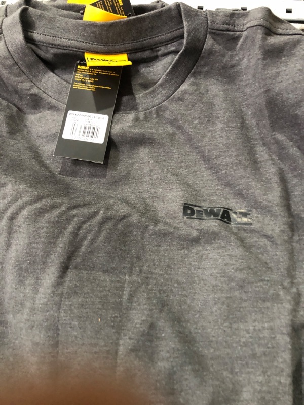 Photo 2 of **NON-REFUNDABLE** Bundle of DEWALT Men's Guaranteed Tough Long Sleeve T-Shirt- Grey **Pack 8** (4 XL, 4 XXL)