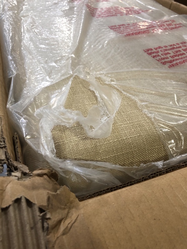 Photo 1 of ***NONREFUNDABLE - NOT FUNCTIONAL - FOR PARTS ONLY - SEE COMMENTS***
Homepop Home Decor | Upholstered Bench with Nailhead Trim | Large Ottoman with Storage for Living Room & Bedroom | Decorative Home Furniture, Tan Linen