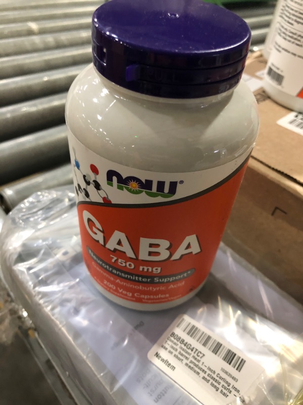 Photo 2 of ****BEST BY 12/28***
Now GABA 750 mg 200 Veg Capsules