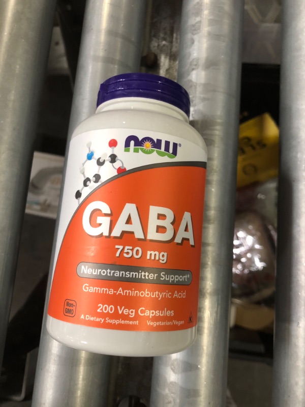 Photo 2 of **BEST BY 12/28 NON REFUNDABLE**
Now GABA 750 mg 200 Veg Capsules