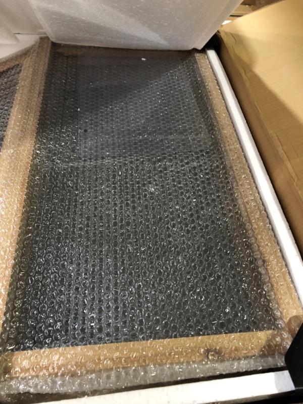 Photo 1 of HBCY Creations Flag Display Case with Certificate Holder for 5' x 9.5' American Veteran Burial Flag, Solid Wood with Glass Front with Wall Mount or Standing Display, Weathered Wood Weathered Wood 9.5'x5' flag case + certificate