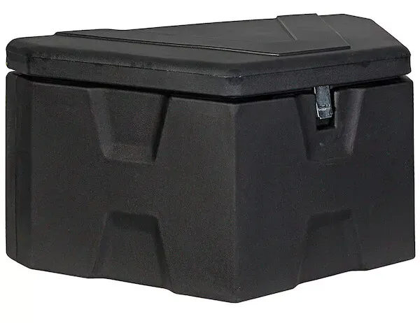 Photo 1 of Buyers Products Trailer Tongue Truck Tool Cargo Storage Box 1701680 Made of Rugged Durable Poly Plastic, Black 36 inches Poly Black 36 inches