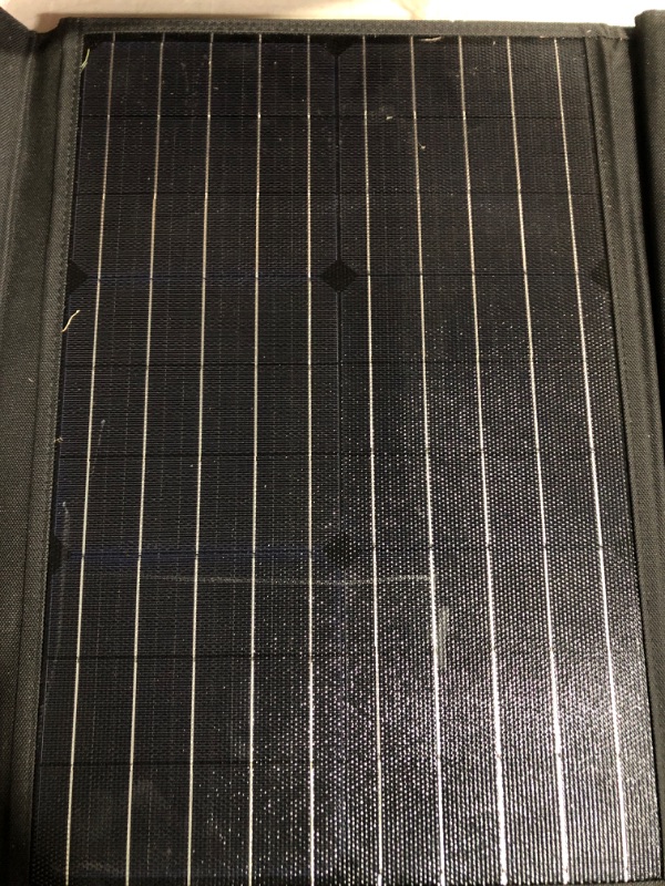 Photo 2 of (opened for inspection)(see all images) BALDR 120W Portable Solar Panel for Jackery/ECOFLOW/Flashfish/ROCKPALS Power Station Generator