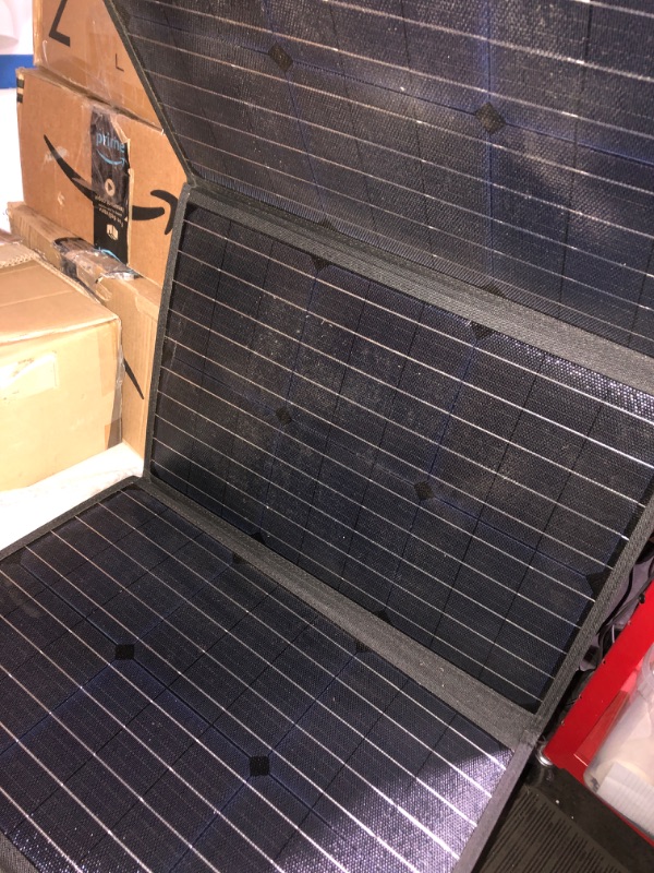 Photo 6 of (opened for inspection)(see all images) BALDR 120W Portable Solar Panel for Jackery/ECOFLOW/Flashfish/ROCKPALS Power Station Generator