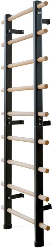 Photo 1 of DHT Wood Stall Bar, Swedish Ladder Suspension Trainer with 9 Strategic Rods, for Home, Gym, School and Clinics WA1-D
