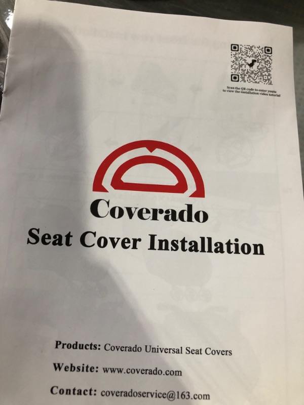 Photo 1 of Coverado Car Seat Covers Front, 2-Pack Universal Seat Covers for Cars, Luxury Leathaire Seat Cushions, Seat Protectors Waterproof Dirt-Resistant UV-Resistant Seat Covers Fit for Most Vehicles Gray Gray FrontPair