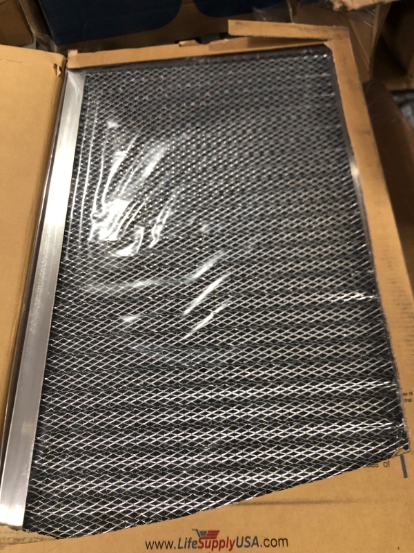 Photo 2 of (12x20x1) Aluminum Electrostatic Air Filter Replacement Washable Reusable AC Filter for Central HVAC Furnace by LifeSupplyUSA