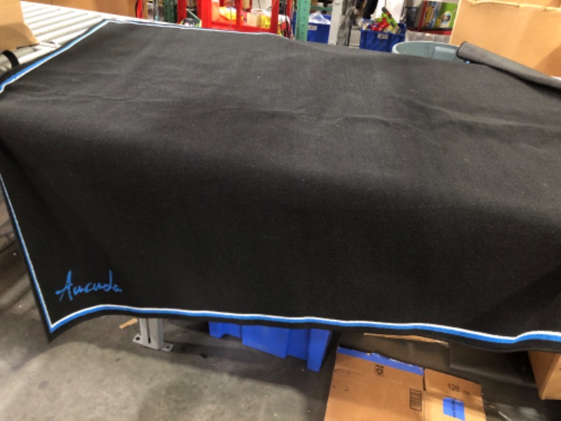 Photo 1 of Aucuda Drum Rug Non-Slip Grip 6 X 6 FT BLACK