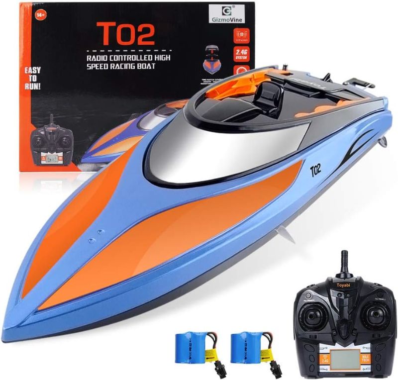 Photo 1 of (READ FULL POST) RC Boat-Remote Control Boats for Pools and Lakes Fast RC Boats for Adults and Kids,4 Channel 2.4GHZ 25+ MPH Remote Control Boat with Rechargeable Boat Battery
