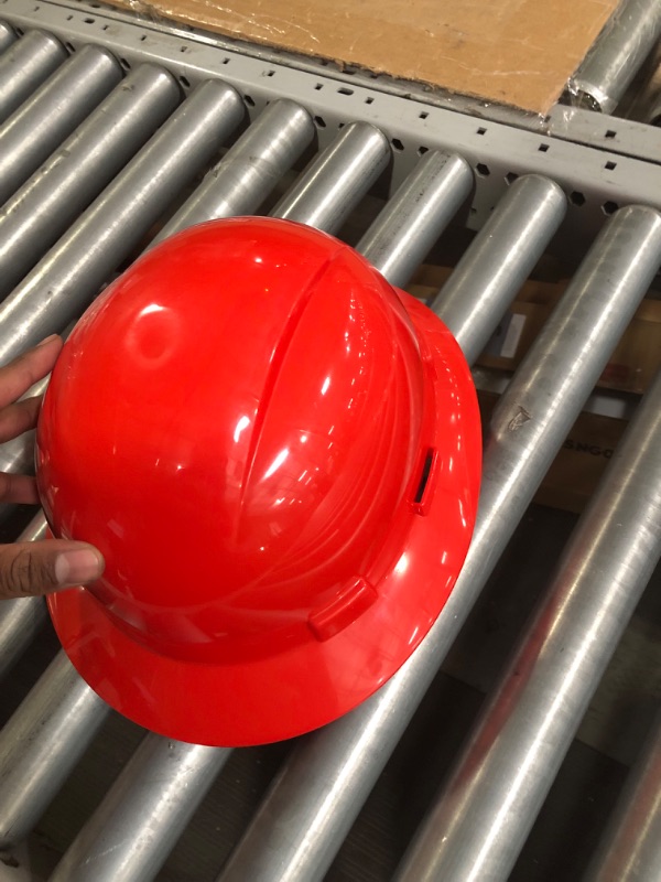 Photo 3 of *** STOCK PHOTO FOR REFERENCE ONLY *** OSHA Safety Helmet Durable Lightweight Hard Hat, 6-Point Ratchet Suspension
