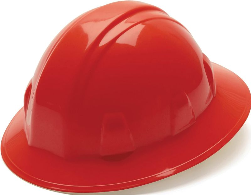 Photo 1 of *** STOCK PHOTO FOR REFERENCE ONLY *** OSHA Safety Helmet Durable Lightweight Hard Hat, 6-Point Ratchet Suspension
