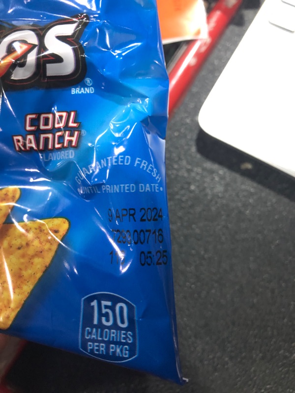 Photo 3 of *** NONREFUNDABLE E 04/09/24 *** Doritos Cool Ranch Flavored Tortilla Chips, 40 count (pack of 1)