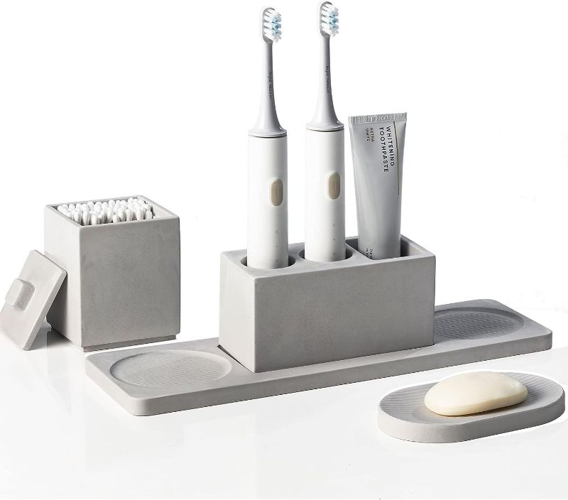 Photo 1 of *** STOCK IMAGE FOR REFERENCE ONLY *** Ausaulac Toothbrush Holder Set