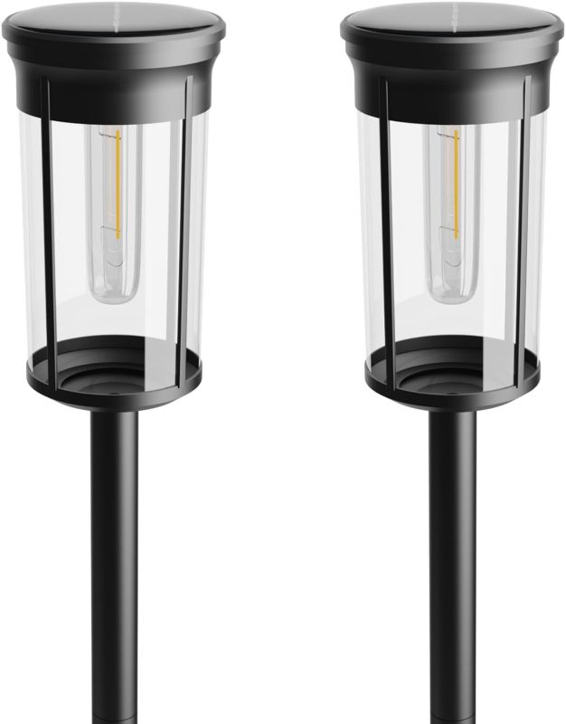 Photo 1 of *** NONREFUNDABLE *** ACVOAY Solar Pathway Lights (2 Pack)