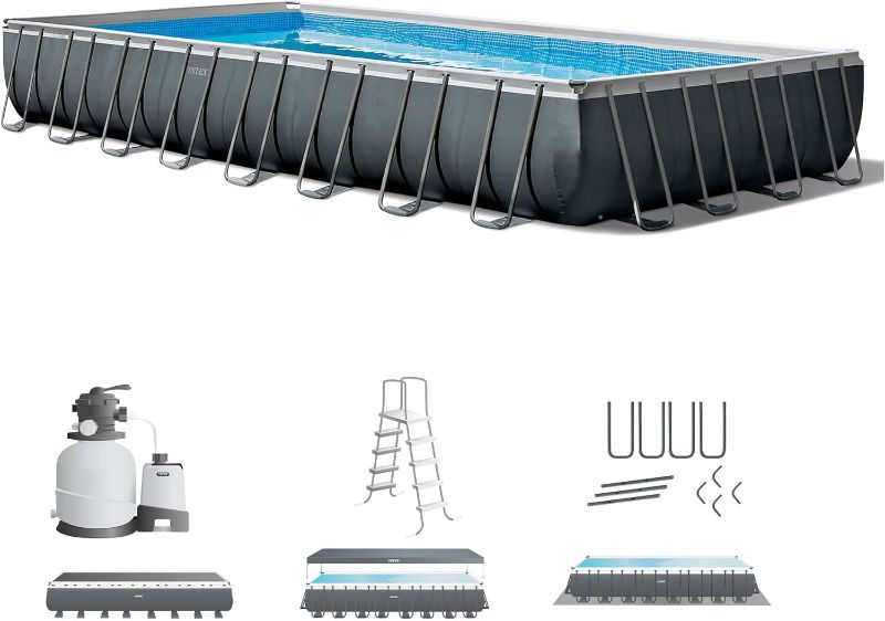 Photo 1 of *** TRUCK OR TRAILER PICKUP ONLY | VERY LARGE *** 32 ft. x 16 ft. x 52 in. Ultra XTR Rectangular Swimming Pool Set with Pump
