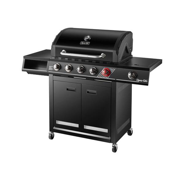 Photo 1 of (READ FULL POST) Dyna-Glo 5-Burner Propane Gas Grill in Matte Black with TriVantage Multifunctional Cooking System
