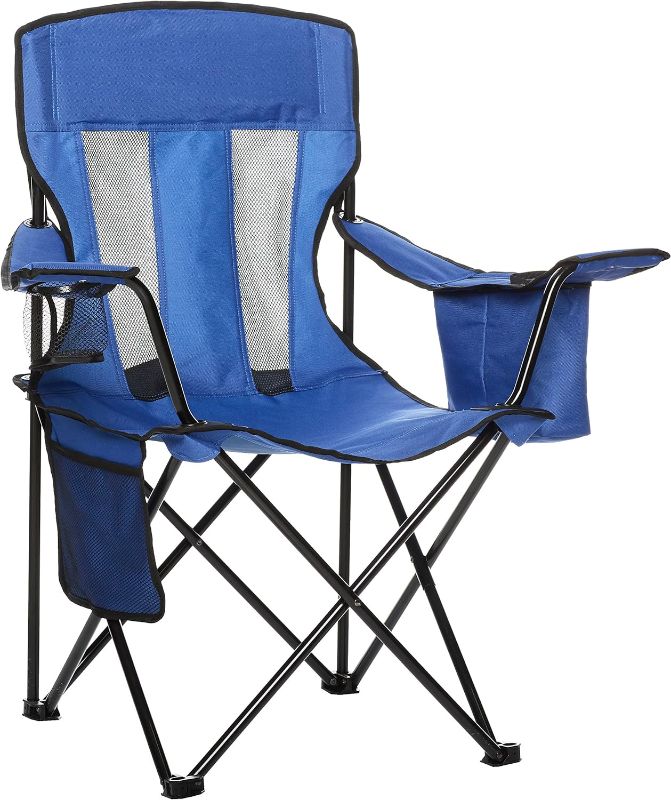 Photo 1 of *** UNKNOWN MISSING PARTS | STOCK PHOTO FOR REFERENCE ONLY *** Amazon Basics - Outdoor Camping Chair
