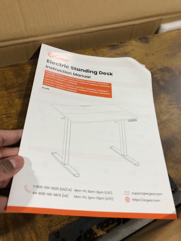 Photo 2 of *** STOCK PHOTO FOR REFERENCE ONLY *** ErGear Height Adjustable Electric Standing Desk
