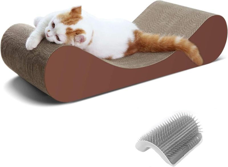 Photo 1 of *** MINOR DAMAGE *** Bone Cat Scratcher Cardboard Lounge Bed