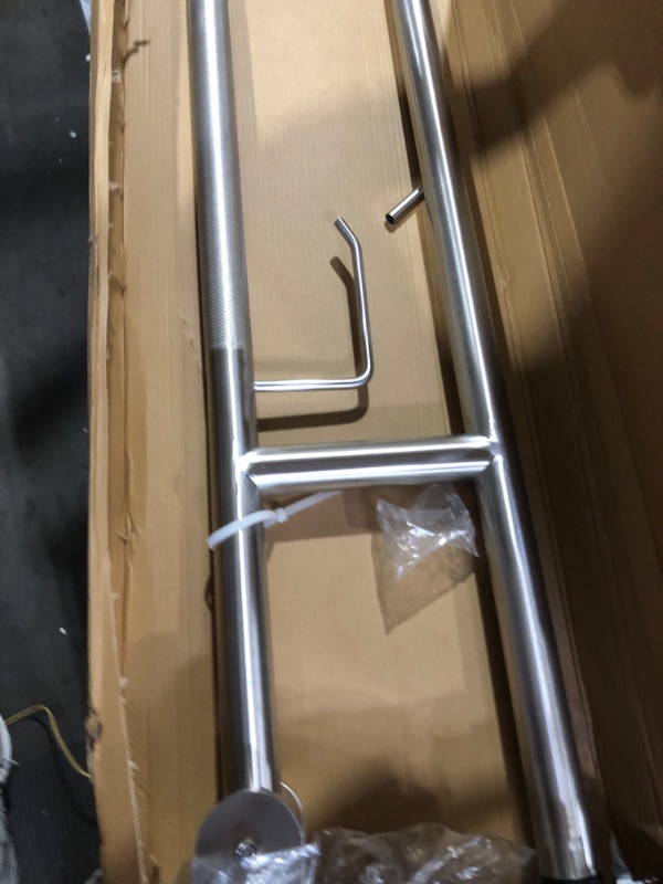 Photo 1 of **MISSING HARDWARE** Toilet Grab Bar 30.3 Inch