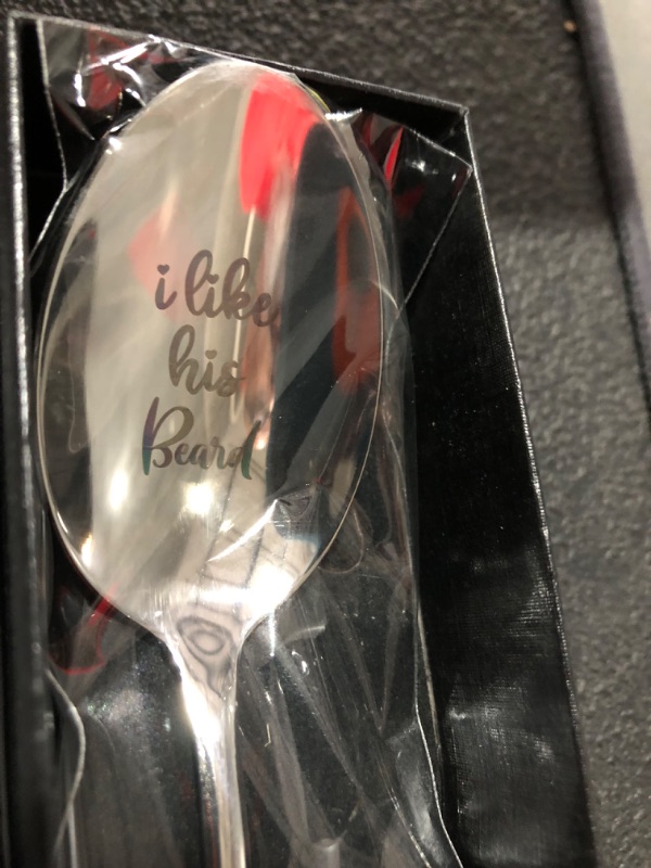 Photo 3 of *****STOCK IMAGE FOR SAMPLE*****
Good Morning Handsome Beautiful,2 Pcs Engraved Stainless Spoon Couple Gifts?Husband wife gift for/Wedding/Anniversary/Valentines day?Love gift for boyfriend/Girlfriend SP-105