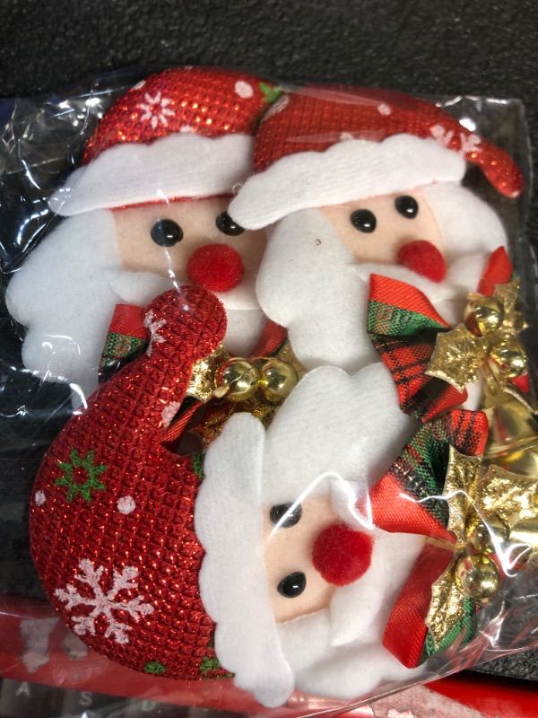 Photo 1 of (2 sets of 3)  Christmas hair clips- Santa Clause.