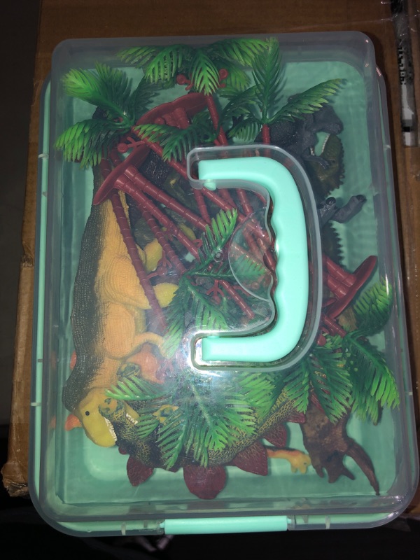 Photo 1 of (READ FULL POST) Kiddiworld Dinosaur Toys for 3 4 5 Year Old Boys Birthday Gifts, for Kids 3-5-7, Dino Figures Activity Play Mat Easter Gifts for Girls Toddler Toys Age 2-4
