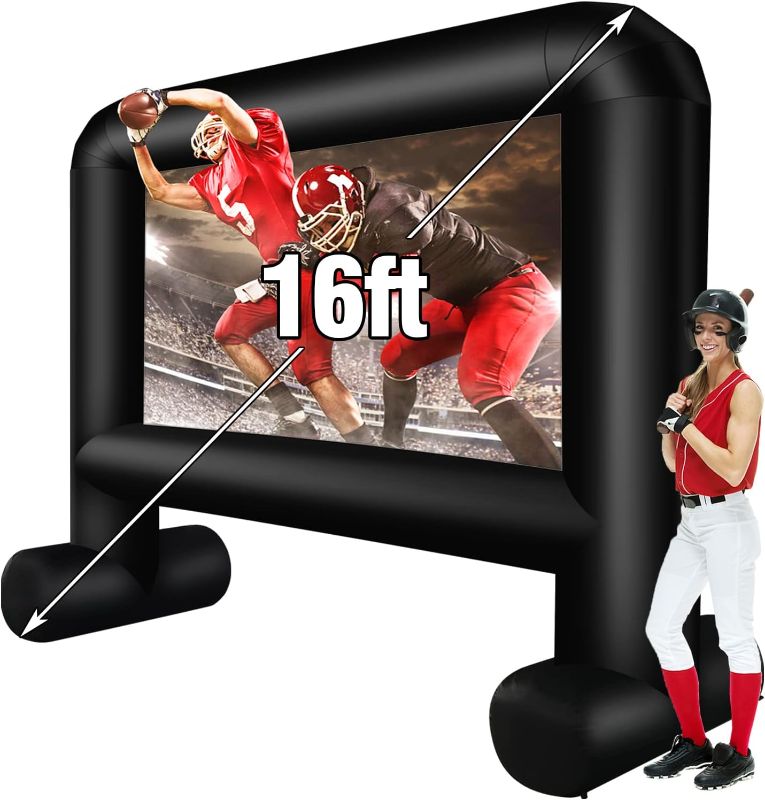 Photo 1 of AZXRHWYGS 16 Feet Inflatable Movie Screen Outdoor