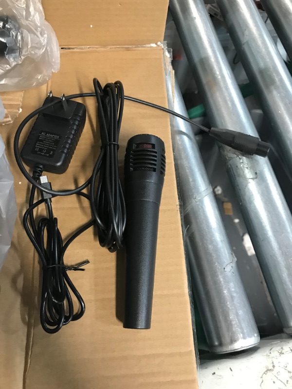 Photo 2 of Pyle Portable Bluetooth PA Speaker System - 400W, System w/Microphone in, Party Lights, MP3/USB SD Card Reader & Portable VHF Wireless Microphone System