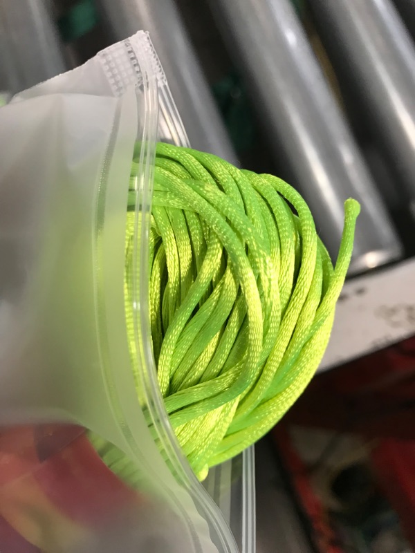 Photo 4 of **NONREFUNDABLE 3 PACK BUNDLE**
1mmx20m(65ft) Chinese Knot Knitting for DIY Making,DIY Materials Fluorescent Green