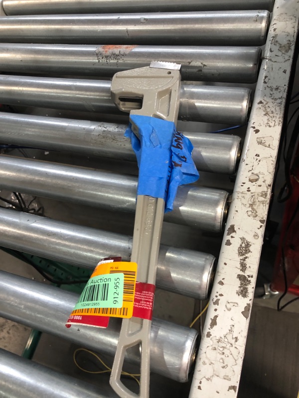 Photo 2 of *non refundable - missing parts* 18 in. Aluminum Pipe Wrench with 2 in. Jaw Capacity
