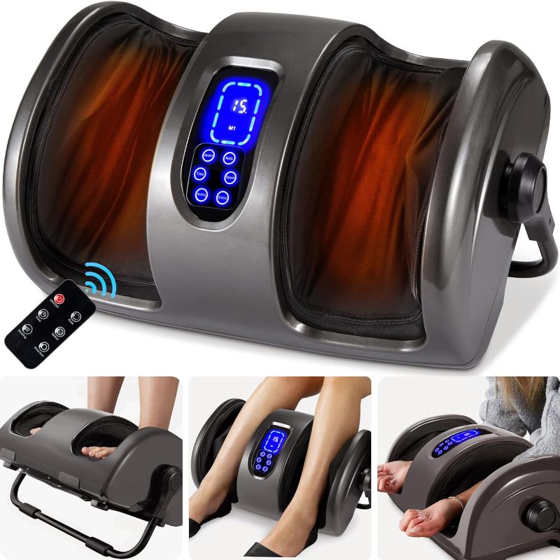 Photo 1 of Best Choice Products Heated Foot Massager Machine Shiatsu Leg Massager, 