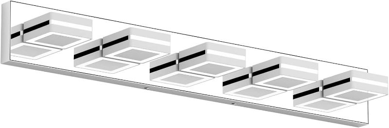 Photo 1 of *READ NOTES*Chrome Ralbay LED Modern Bathroom Vanity 6 Lights Acrylic 