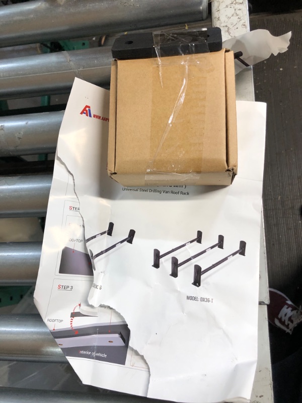 Photo 1 of used item * AA-Racks Model DX36 Universal Pickup Truck Cap & Topper 3 Bar Ladder Roof Van Rack System 