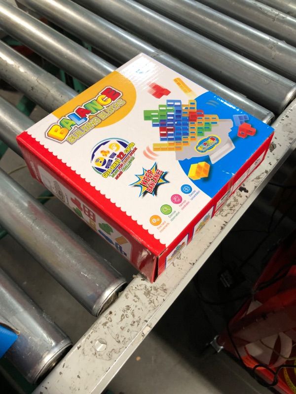 Photo 1 of 64Pcs Tetra Tower Game, Stack Attack Block Puzzle Game