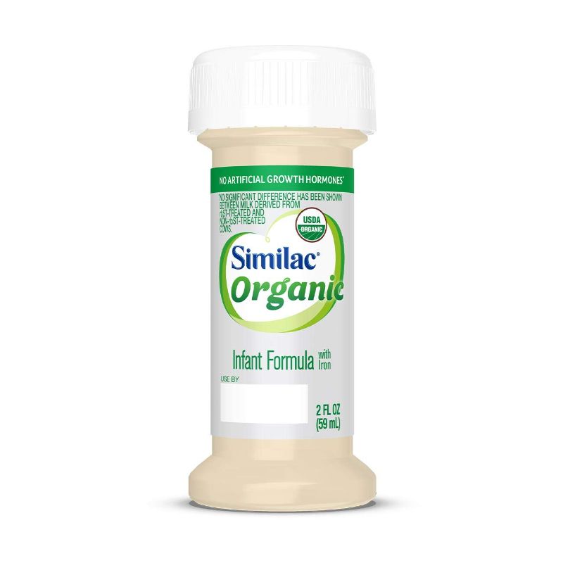 Photo 1 of **NONREFUNDABLE, EXP 6/1/24**
Similac Organic Infant Formula with Iron, Ready to Feed, 2 Fl Oz (Pack of 48)