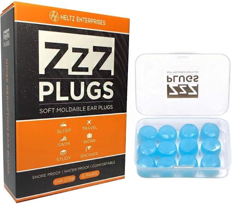 Photo 1 of **NONREFUNDABLE 2 PACK BUNDLE**
ZZZ-Plugs Silicone Earplugs - 6 Pair Value - Moldable Silicone Ear Plugs for Sleeping
