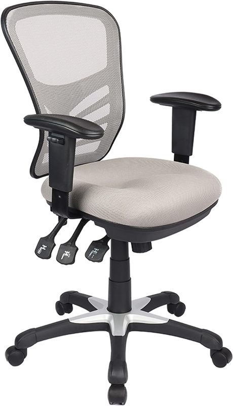 Photo 1 of *FOR PARTS ONLY* READ NOTES
Porthos Home Walen Office Chair, Height Adjustable Mesh Back and Lumbar Support, Three Levers for Adjusting Seat Height, Tilt Angle and Locking Tilt, 360-degree Swivel (Home Office or Small Office)