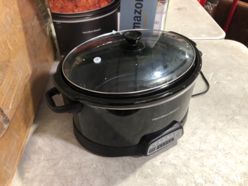 Photo 7 of (signs of usage) Hamilton Beach Portable 7 Quart Programmable Slow Cooker with Three Temperature Settings