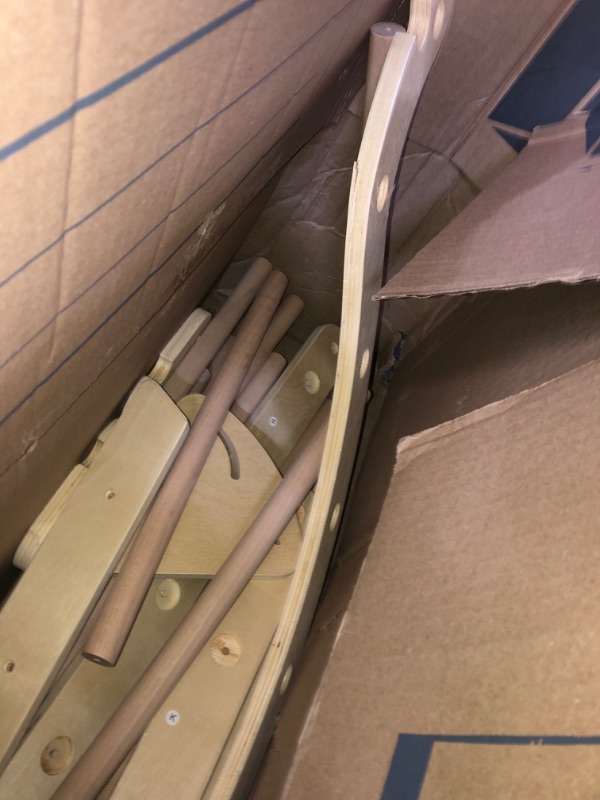 Photo 1 of **NON REFUNDABLE ITEM**(FOR PARTS ONLY)
Giant bean Foldable Pikler Triangle Set with Sliding Ramp & Climbing Arch Ramp, 5-in-1 Wooden Toddler Climbing Toys Indoor,Playground Jungle Gym for Kids Age 1-3, Montessori Climbing Set Small
