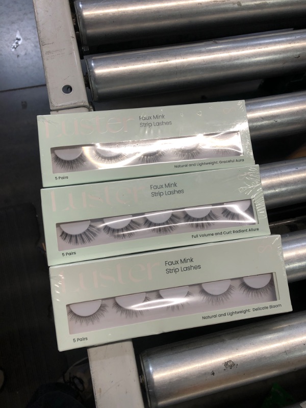 Photo 2 of *NON REFUNDABLE BUNDLE**(3pack bundle)
Cashmeren Faux Mink Strip Lashes, DIY Individual Fake Eyelashes At Home Extensions, Subtle and Natural Eye Lashes for Everyday, Waterproof and Reusable Lashes Wispy, 5 Pairs Enchanting Flutter