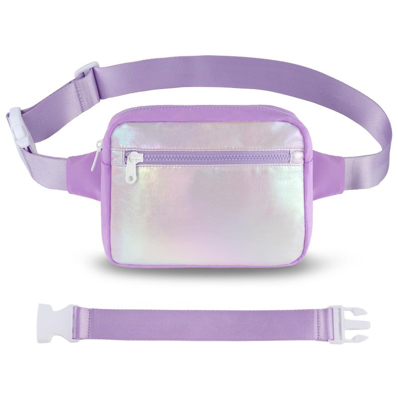 Photo 1 of *NON REFUNDABLE BUNDLE**(2pack bundle)
Belt Bag Fanny Pack for Women 2L, Crossbody Fashion Waist Packs with Adjustable Extender Strap for Gifts, Festivals, Outdoor Activities, Traveling, Running (Purple) 003-Purple