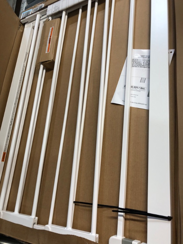 Photo 3 of Safety 1st Easy Install 36" Extra Tall & Wide Gate, Fits Between 29'"And 47" 1 Count (Pack of 1) Extra Tall and Wide White