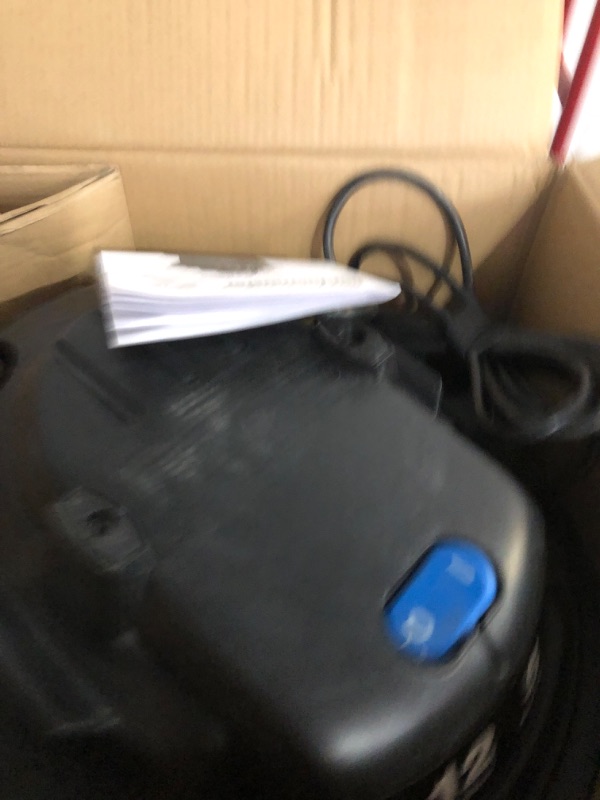 Photo 2 of **NONREFUNDABLE NO RETURNS SOLD AS IS****
***PARTS ONLY*
Vacmaster Vacmaster-12 Gal. Wet/Dry Vacuum 5 HP 2-1/2" Hose (VOC1210PF), 12-Gallon, Blue 12 Gal 5 PHP Vac