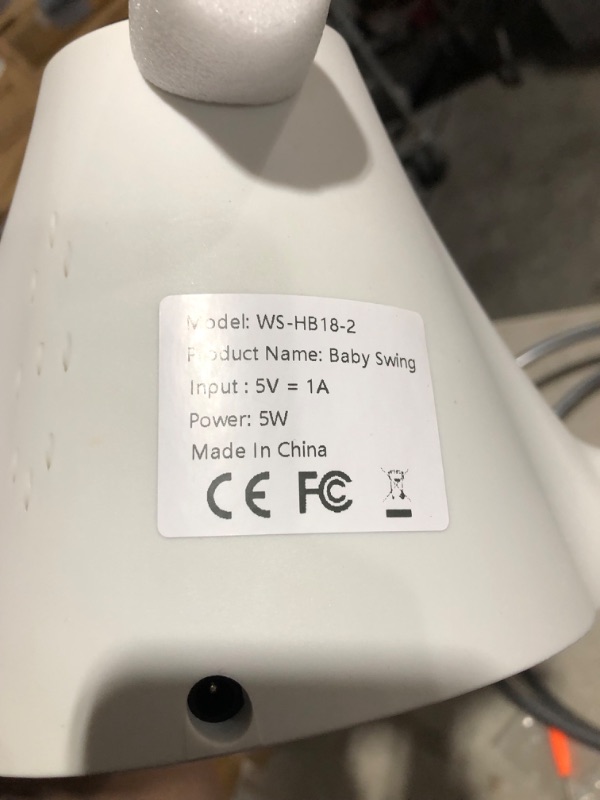 Photo 2 of ***USED - LIKELY MISSING PARTS - UNABLE TO VERIFY FUNCTIONALITY***
Ixdregan Baby Swing - 5 Sway Speeds Baby Swings for Infants with 12 Preset Lullabies and Bluetooth, Portable Baby Rocker Soft and Safe Fabrics, 3 Timer Settings, Remote Control, for Baby 5