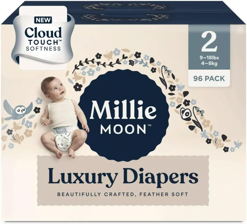 Photo 1 of Diapers Sizes 1-6 Luxury Diapers COUCHES DE Luxe (Choose Size) (Size 2-96 Diapers (9lbs-18lbs))