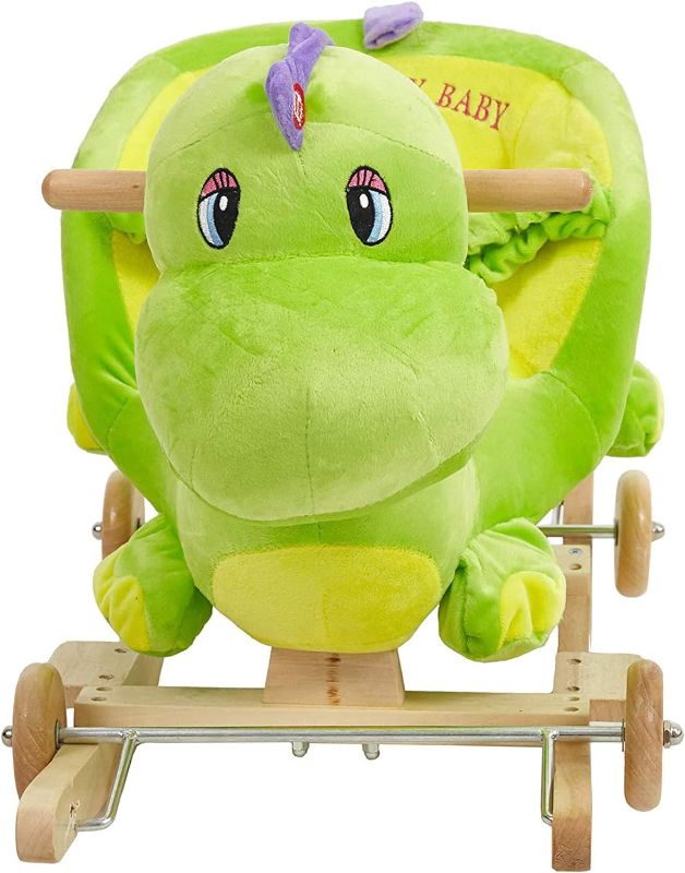 Photo 1 of (READ FULL POST) Rocking Horse Toys Baby Green Dinosaur