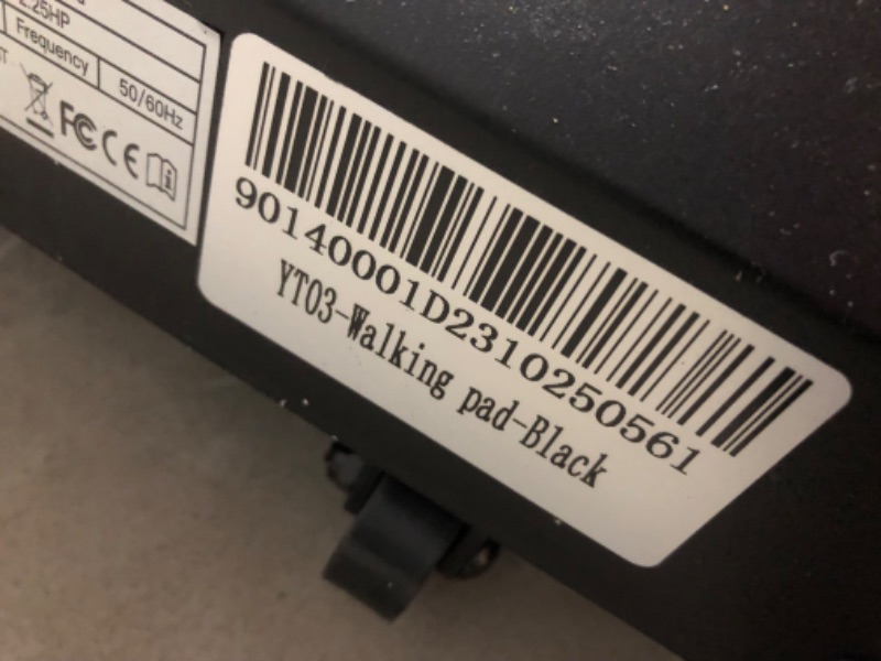 Photo 3 of ***NONREFUNDABLE - NOT FUNCTIONAL - FOR PARTS ONLY - SEE COMMENTS***
DBT Walking Pad Treadmill Under Desk, Portable Walking Treadmill with 220lb Weight Capacity, 2.25HP Under Desk Treadmill with Remote Control LED Display, Jogging Machine Home/Office